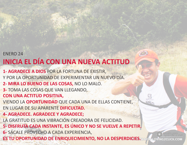 Inicia el día con una nueva actitud